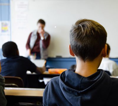 Kid in classroom